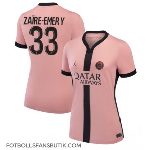 Paris Saint-Germain Warren Zaire-Emery #33 Replika Tredje Tröja Damer 2024-25 Kortärmad